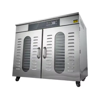 Commerciële machine voor het drogen van rundvlees, bananen, tomaten, mango's, fruit, zeekomkommers en zeevruchten.