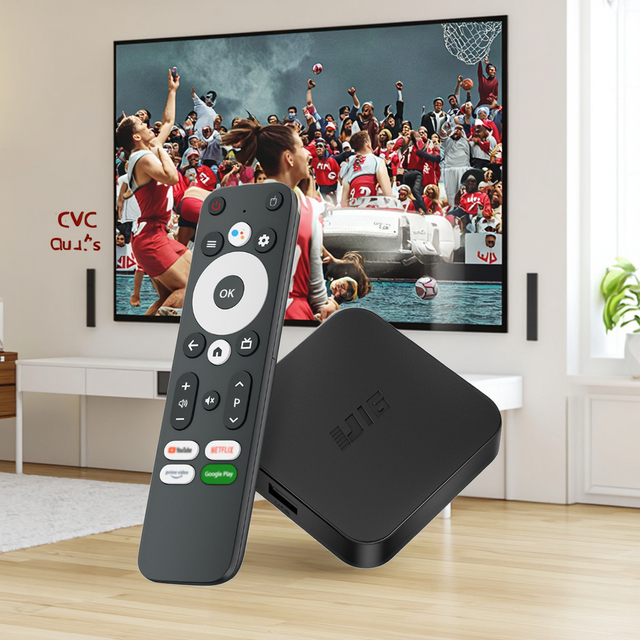 JUNUO Factory Smart TV BOX 4K HDR Streaming Media Player TV Stick Ultra HD 2G 16G WIFI Black H313 Chipset Android TV Box