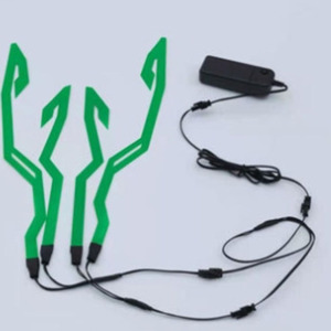 Casque lumineux EL Strip Night Riding Safety Gear pour motocyclistes, cyclistes et livreurs - Product Image 3