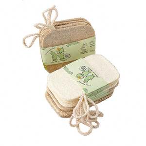 Esponjas de Luffa 100% Naturales, Biodegradables y Orgánicas para Lavar Platos, Exfoliar en el Baño y Limpiar la Cocina - Product Image 1