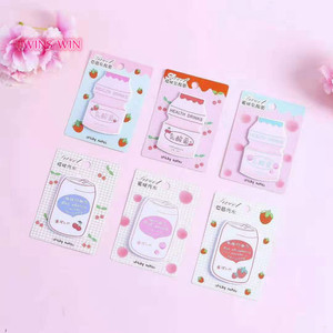 Petites semelles adhésives aux <span class=keywords><strong>fraises</strong></span>, style japonais créatif, pour fruits frais, <span class=keywords><strong>moins</strong></span> <span class=keywords><strong>cher</strong></span>, ensemble de note, ky1484 - Product Image 5