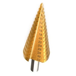 HSS Titan tráng 3 cái 4-12 4-20 4-32 bước khoan bit set1/4 ''Hex Shank M35 Cobalt khoan bit - Product Image 3