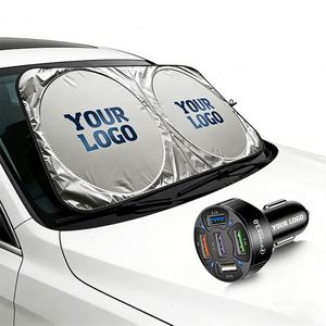Wholesale Custom Logo Sun <b>Shade</b> With Uv Protection Foldable Design Sunshade for Car Dealer Promo Business Gift - Product Image 1