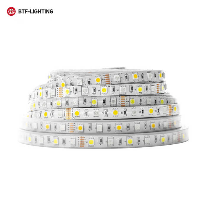 BTF照明棚ベッドルームFCC CE RoHs 60led/m 12V 5050 Rbgw Rgbww LEDストリップ24V