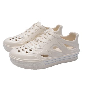 Zapatos de Agua Unisex Impermeables con <span class=keywords><strong>Plataforma</strong></span>, para Playa, Jardín, Casuales, Primavera, Verano, Otoño, Suela Gruesa de 3 cm, Estilo <span class=keywords><strong>Crocs</strong></span> - Product Image 5