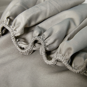 Nuovo Lenzuolo con Angoli in Seta Ghiacciata Lavata ad Acqua 100TC per Tutte le Stagioni, Tinta Unita, Serie Modern Dream Home, Singolo Personalizzabile - Collezione 2026 - Product Image 5