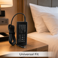 Adaptateur secteur 65W pour ordinateurs portables, chargeur AC de remplacement compatible avec les modèles 14 et 15 pouces, charge rapide, vente en gros