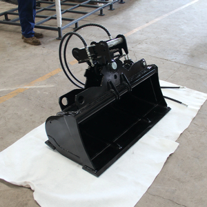 Attache pour mini-excavatrice MS01 en vente, godets hydrauliques rotatifs et inclinables - Product Image 4