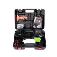Cric hydraulique électrique portable de 2 tonnes, kit de cric multifonctionnel en fer, poids maximal de la voiture 5T