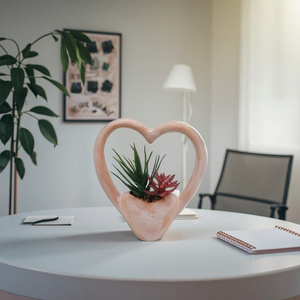 Maceta de Cemento Esmaltado, Estilo de Diseño Europeo Moderno, Decoración para <span class=keywords><strong>el</strong></span> Hogar, Oficina y Jardín, Exhibición de Escritorio, Maceta para Flores, Maceta para Suculentas, Plantas Artificiales - Product Image 2