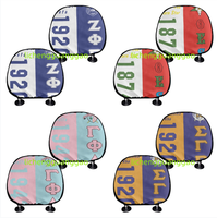 Housses de repose-tête de voiture promotionnelles les plus vendues pour sororités, compatibles, en tissu doux, ajustement universel