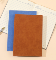 Carnet A5 en cuir super abordable avec logo personnalisable, idéal pour le bureau et la prise de notes de réunions.