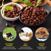 N4P Camilan Hewan Peliharaan Daging Sapi Beku-Kering Tinggi Protein, Camilan Pelatihan Hewan Peliharaan Bernutrisi Tinggi Makanan Hewan Peliharaan Beku-Kering Premium
