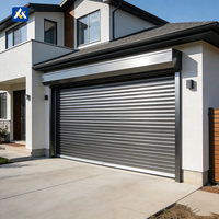 Porte de garage à enroulement en alliage d'aluminium insonorisée et résistante aux intempéries pour les garages résidentiels