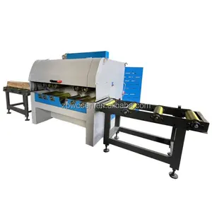 Madeira Multi Blade Saw Machine Maquinaria Automática Multi Blade Timber Edger Cutting Rip Saw Machine