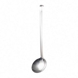 Kitchen Accessories Food Safe 201 Stainless Steel Perforated Spoon Long Spoon With Hook Handle - Product Image 6