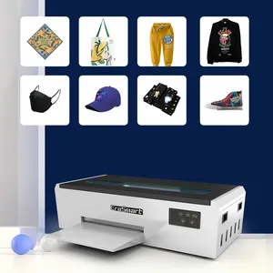 Erasmart RTS L1800 2024 Mini Dtf Printer Printing Machine A4 Dtf Printer T-Shirts Hats Flexographic Textiles Inkjet Printer