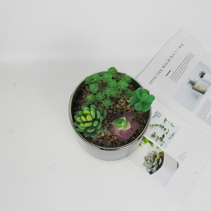 Bộ 3 chất lượng cao mạ điện trong nhà gốm trang trí nội thất Chậu hoa cho nhà và vườn trồng cây nhỏ ngoài trời - Product Image 6