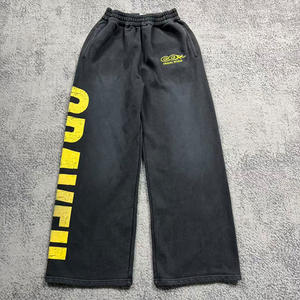 <span class=keywords><strong>Pantaloni</strong></span> <span class=keywords><strong>Cargo</strong></span> Casual da <span class=keywords><strong>uomo</strong></span> di alta qualità 100% <span class=keywords><strong>cotone</strong></span> impilato sport Jogger Design per la stampa frontale piatto - Product Image 1