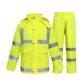 <span class=keywords><strong>Ecco</strong></span>-Friendly 100% impermeable reflectante bicicleta impermeable personalizable bicicleta y motocicleta traje de seguridad hecho de tela reciclada - Product Image 4