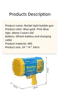 Tự động ngoài trời Máy bong bóng 69-Lỗ cửa kiểm soát bong bóng nhựa Blower cho trẻ em và người lớn - Product Image 6