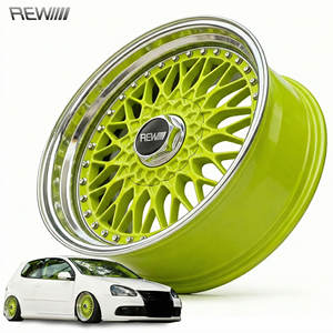 ล้อแม็<span class=keywords><strong>ก</strong></span>ซ์อะลูมิเนียมขนาด 14 <span class=keywords><strong>15</strong></span> 16 17 18 19 20 21 นิ้ว 4x100 5x120 แบบกำหนดเอง สำหรับรถยนต์ ล้อฟอร์จ สำหรับ <span class=keywords><strong>Bbs</strong></span> Audi - Product Image 1