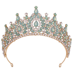 ROMANTISCHE Braut-Diademe und -Kronen mit Opalsteinen Metall-Stirnband für Hochzeit, Verlobung und Jubiläum <span class=keywords><strong>Tiara</strong></span> - Product Image 2