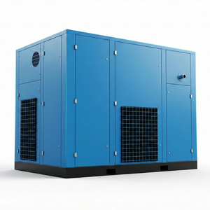 Compresor de Aire de Tornillo para la Industria del Soplado de Vidrio, 185KW, 250HP, 13Bar, Alta Presión, Dos Etapas, Inversor VFC para Moldeo de Botellas de PET - Product Image 4
