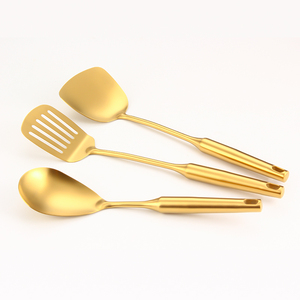 Cuchara para Sopa <span class=keywords><strong>de</strong></span> Acero Inoxidable, <span class=keywords><strong>Utensilios</strong></span> <span class=keywords><strong>de</strong></span> <span class=keywords><strong>Cocina</strong></span>, Herramientas <span class=keywords><strong>de</strong></span> <span class=keywords><strong>Cocina</strong></span> Doradas, Gran Venta - Product Image 3