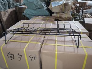 Металлическая проволочная сетка, подвесные квадратные сетчатые полки для планки, настенной панели и сетчатой панели в супермаркете - Product Image 5