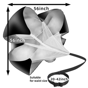 Parachute de Résistance KWO Fitness pour Entraînement de Football et Course à Deux Vitesses, Résistant à l'Usure, pour Exercices en Extérieur - Product Image 3