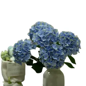 Arbusto de hortênsias x5 flores artificiais para casamento, novos cachos de flores, decoração real