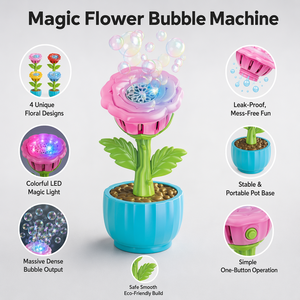 Máquina <span class=keywords><strong>de</strong></span> Burbujas Eléctrica <span class=keywords><strong>en</strong></span> Forma <span class=keywords><strong>de</strong></span> Maceta, <span class=keywords><strong>de</strong></span> Plástico, para Niños, Automática, con Luz LED, Múltiples Orificios, a Prueba <span class=keywords><strong>de</strong></span> Fugas, Juguete para Fiestas al Aire Libre - Product Image 3