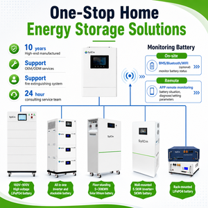 แบตเตอรี่โซลาร์แบบตั้งพื้น 48V 200Ah 10kWh LiFePO4 ESS ทนความร้อนสูง สำหรับสถานีฐานโทรคมนาคม ระบบกักเก็บพลังงานแสงอาทิตย์ - Product Image 5
