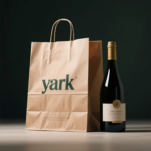 Sac en papier kraft biodégradable avec poignée, impression personnalisée du logo, pour la restauration, les ventes à emporter, les supermarchés et les expositions - Product Image 5