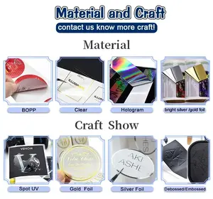 Logotipo personalizado Impresión personalizada Impermeable Láser Brillante Metálico Holograma Pegatina holográfica Troquelado Pvc Pegatina - Product Image 6