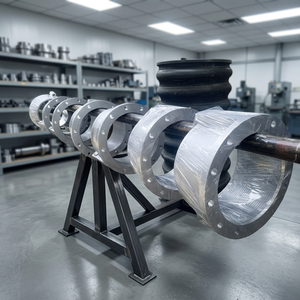 Aluminium Split Flange Muff Coupling For <b>Rubber</b> <b>Hoses</b> With Protective Wrap - Product Image 3