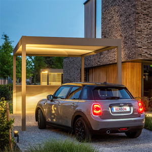 Pergola motorisée en aluminium TOMA - Norme européenne - 6m x <span class=keywords><strong>4m</strong></span> - Toit de pergola - Pergola pour stationnement de voitures - Product Image 2