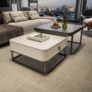 Juego <span class=keywords><strong>de</strong></span> mesa <span class=keywords><strong>de</strong></span> <span class=keywords><strong>centro</strong></span> <span class=keywords><strong>de</strong></span> vidrio cuadrado <span class=keywords><strong>de</strong></span> mesa <span class=keywords><strong>de</strong></span> losa <span class=keywords><strong>de</strong></span> roca moderna Simple negra para sala <span class=keywords><strong>de</strong></span> estar - Product Image 6