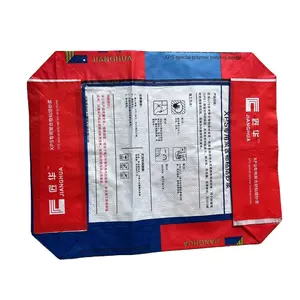 Sac à Valve multicouches en papier Kraft, 20kg/25kg De densité en ciment, sacs d'emballage, Colle Pour cartouche, 10 pièces