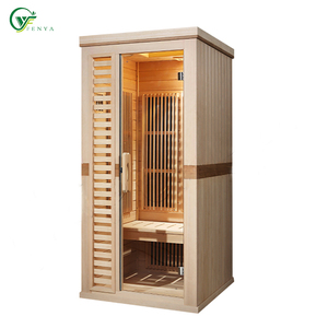 Gỗ Rắn 1 Người Hemlock Tất Cả Các Máy Sưởi Carbon Hồng Ngoại Xa Hơi Nước Khô Tắm Hơi Hồng Ngoại Kabin - Product Image 1