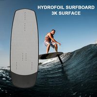 Aile de planche de surf composite à pompage de surface en fibre de carbone 3K Meilleures planches de surf et feuille