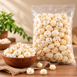 Makhana Naturel, Graines de Lotus de Qualité Supérieure, Cueillies à la Main, Fournisseur en Gros, Snack Naturel, Fabrication Indienne, Exportateur - Product Image 5