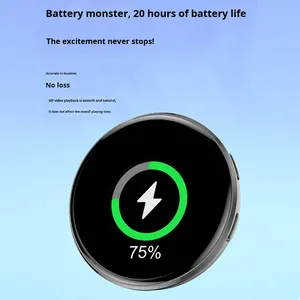 Insignia Electrónica Inteligente Dinámica de Metal Ultrafina de 10 mm y 1.85 Pulgadas con Pantalla HD para <span class=keywords><strong>Anime</strong></span>, con Transferencia de Fotos/<span class=keywords><strong>GIF</strong></span>/Vídeos - Product Image 4