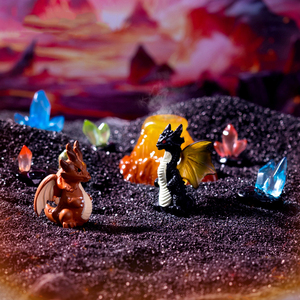 Hotsell miniatuur feeëntuin decoratie grappige mini hars draak ambachtelijke figuurtjes ornamenten voor taarttopper poppenhuis bloempot - Product Image 3