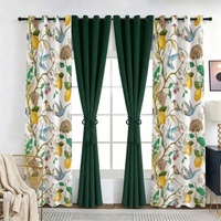 Rideaux en polyester doux en gros pour le salon, ensembles de rideaux isolants thermiques pour fenêtres de maison moderne, fabricant OEM