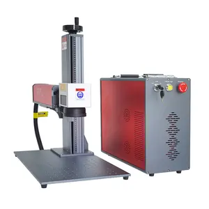 Stock in USA Warehouse 20W 30W Desktop Fiber Color Marking Laser Engraving Machine Name Card Laser Engraving Machine
