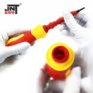 Jnt Insulated <b>Screwdriver</b> Set 7Pcs Model 2028J For Electrician Use - Product Image 4