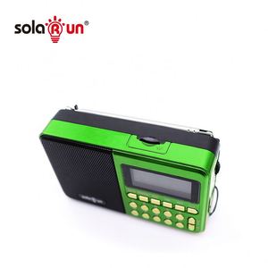 Radio de bolsillo Solar recargable, <span class=keywords><strong>FM</strong></span>, AM, SW, MP3, ranura para tarjeta SD, batería de ion de litio portátil - Product Image 3