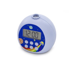 Cấp Bằng Sáng Chế Trẻ Em Mới Thông Minh Ngủ Huấn Luyện Viên RGB Ánh Sáng Ban Đêm Chiếu Bảng Đồng Hồ Báo Thức Hẹn Giờ Hiển Thị Kỹ Thuật Số Nhựa Cho Trong Nhà - Product Image 2